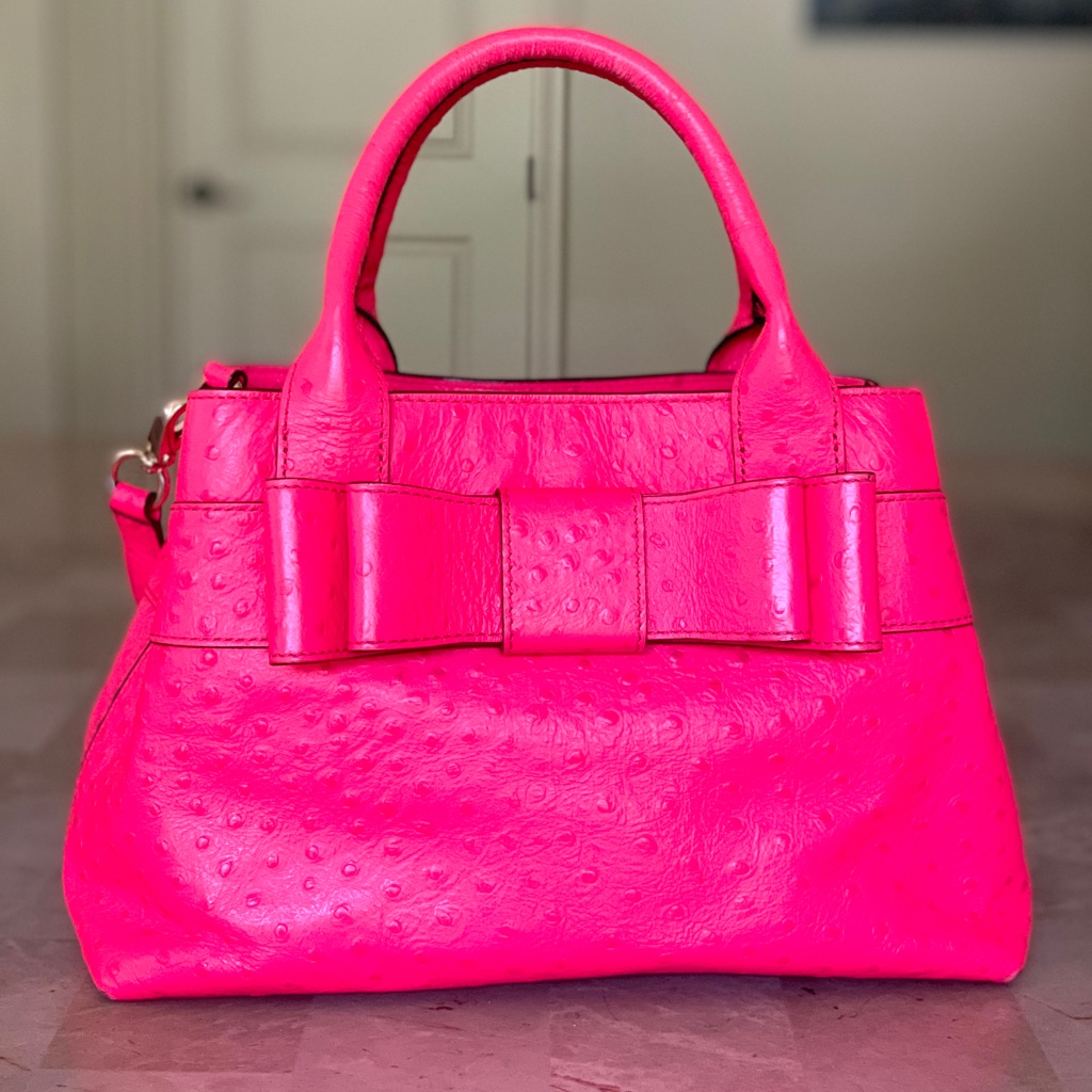 Kate Spade Hot Pink Handbag ( Holiday Edition)